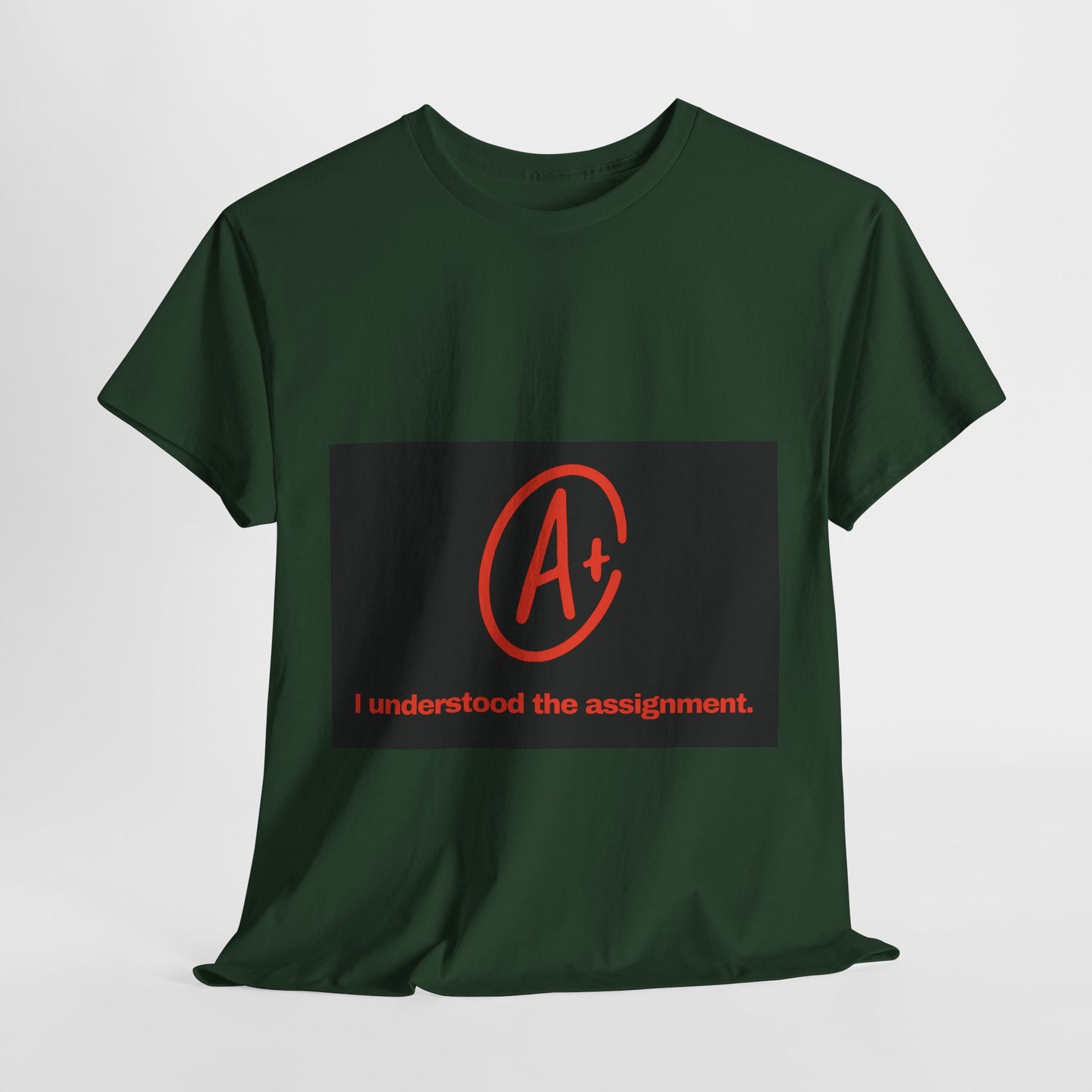 Gravitee 100% Cotton Graphic Adult T-Shirt | I UNDERSTOOD THE ASSIGNMENT